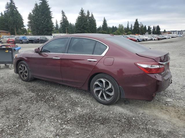 1HGCR2F85GA094488 - 2016 HONDA ACCORD EXL ბურგუნდია ფოტო 2