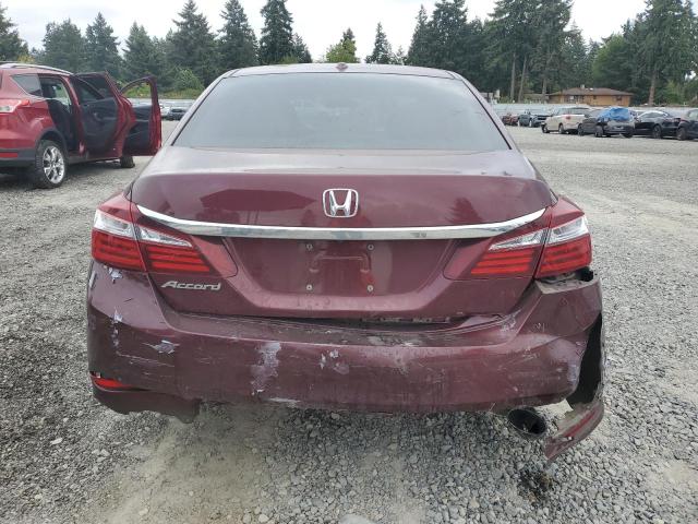 1HGCR2F85GA094488 - 2016 HONDA ACCORD EXL ბურგუნდია ფოტო 6