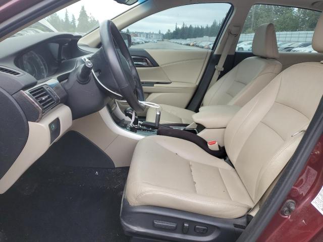1HGCR2F85GA094488 - 2016 HONDA ACCORD EXL ბურგუნდია ფოტო 7