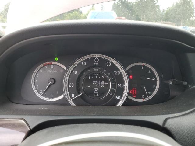 1HGCR2F85GA094488 - 2016 HONDA ACCORD EXL ბურგუნდია ფოტო 9