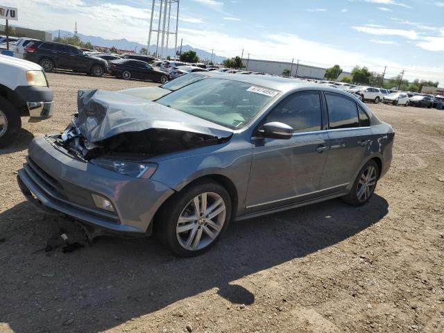 3VWL17AJ2HM205853 - 2017 VOLKSWAGEN JETTA SEL GRAY photo 1