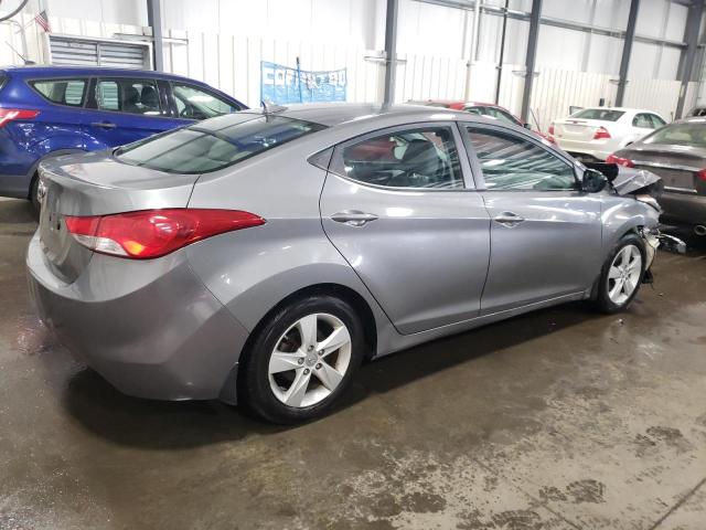 5NPDH4AE0DH398055 - 2013 HYUNDAI ELANTRA GLS GRAY photo 3