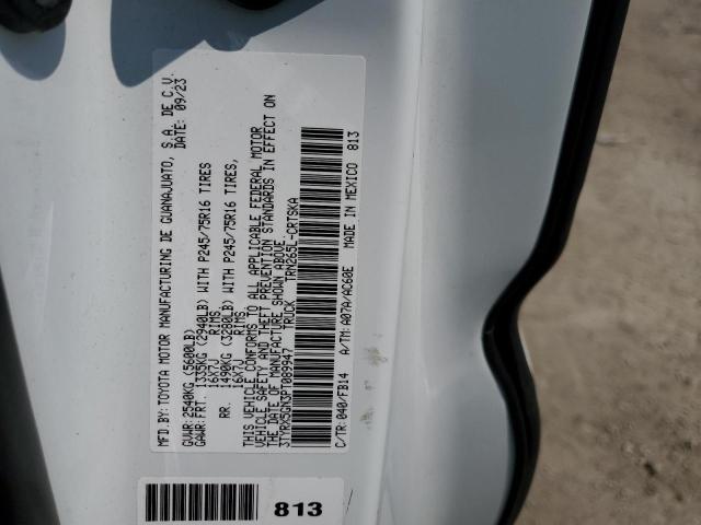 3TYRX5GN3PT089947 - 2023 TOYOTA TACOMA ACCESS CAB თეთრი ფოტო 12