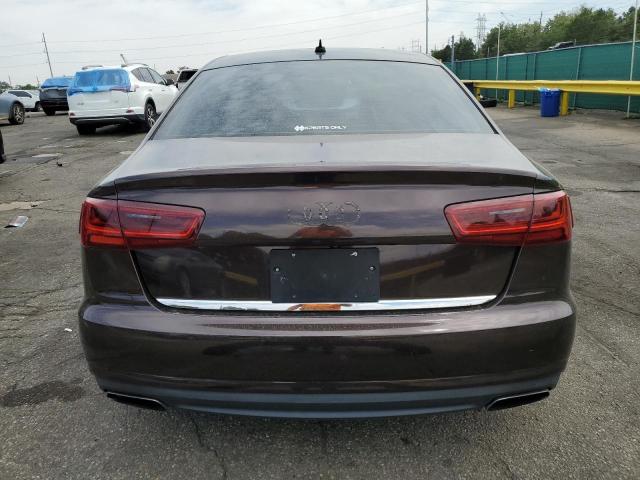 WAUFGAFC1GN003304 - 2016 AUDI A6 PREMIUM PLUS BROWN photo 6