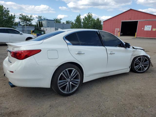 JN1BV7AR8FM420089 - 2015 INFINITI Q50 BASE თეთრი ფოტო 3