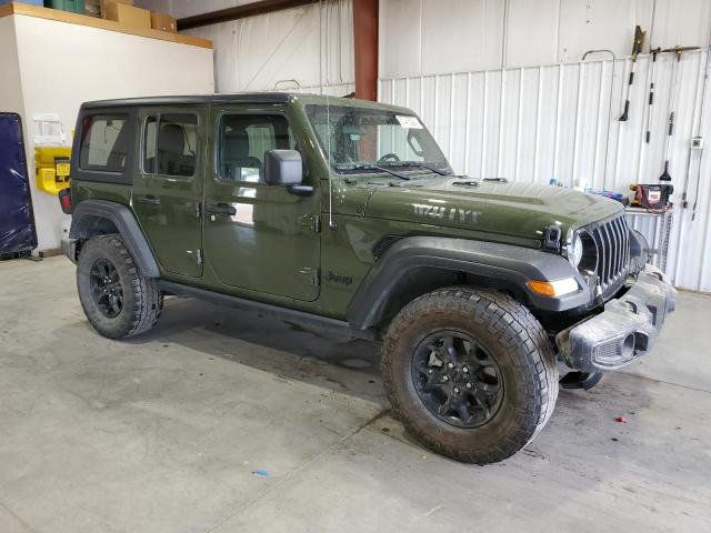 1C4HJXDMXLW315265 - 2020 JEEP WRANGLER U SPORT GREEN photo 4