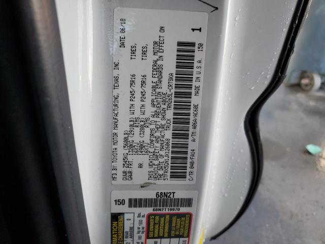 5TFRX5GN1JX126068 - 2018 TOYOTA TACOMA ACCESS CAB თეთრი ფოტო 12