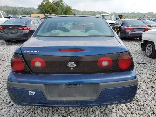 2G1WF52E559322010 - 2005 CHEVROLET IMPALA BLUE photo 6