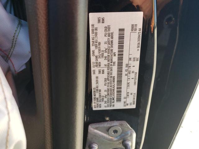 5LMCJ3D99JUL14995 - 2018 LINCOLN MKC RESERVE BLACK photo 13