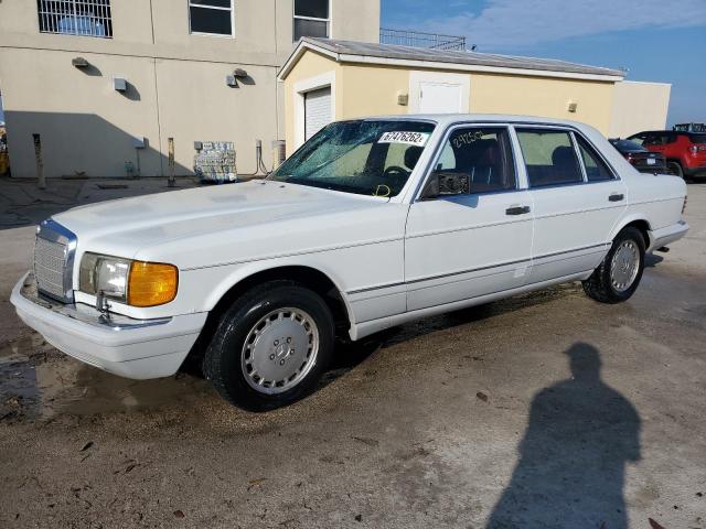 WDBCA35D0KA435474 - 1989 MERCEDES-BENZ 420 SEL WHITE photo 1