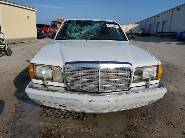 WDBCA35D0KA435474 - 1989 MERCEDES-BENZ 420 SEL WHITE photo 5