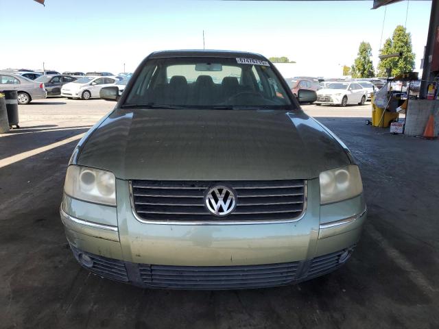 WVWPD63BX3P118037 - 2003 VOLKSWAGEN PASSAT GLS GREEN photo 5