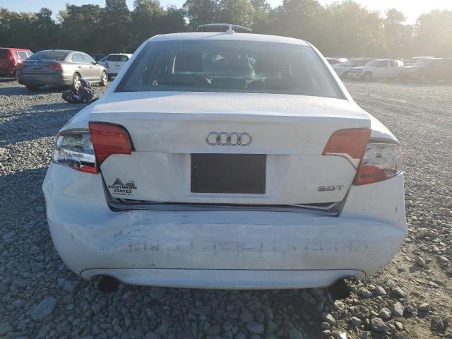 WAUAF78E38A039003 - 2008 AUDI A4 2.0T WHITE photo 6