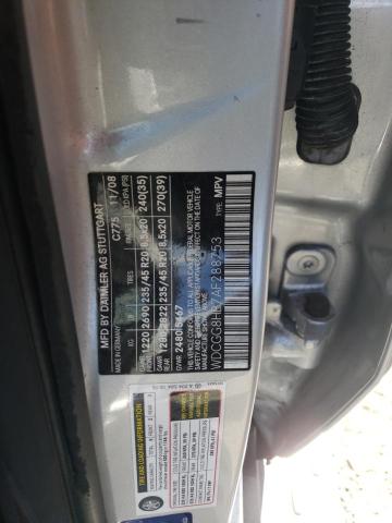 WDCGG8HB7AF288753 - 2010 MERCEDES-BENZ GLK 350 4MATIC SILVER photo 12