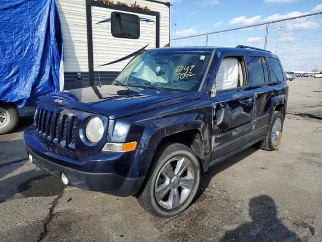 1C4NJRFB6CD604438 - 2012 JEEP PATRIOT LATITUDE BLUE photo 1