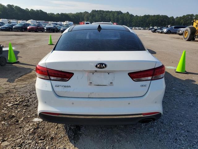 5XXGU4L35GG098385 - 2016 KIA OPTIMA EX WHITE photo 6