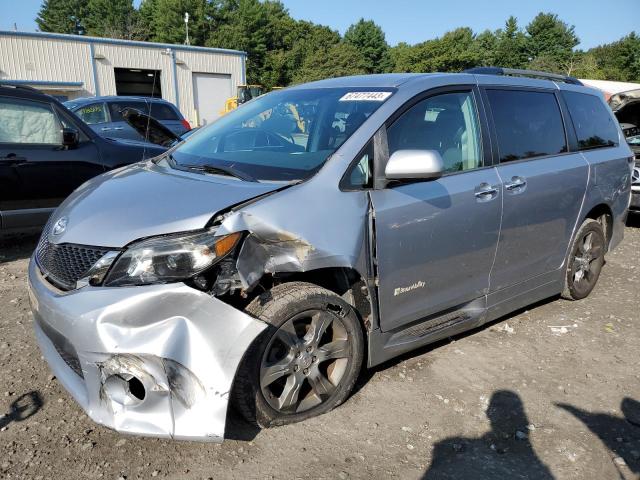 5TDXK3DC6DS370225 - 2013 TOYOTA SIENNA SPORT SILVER photo 1