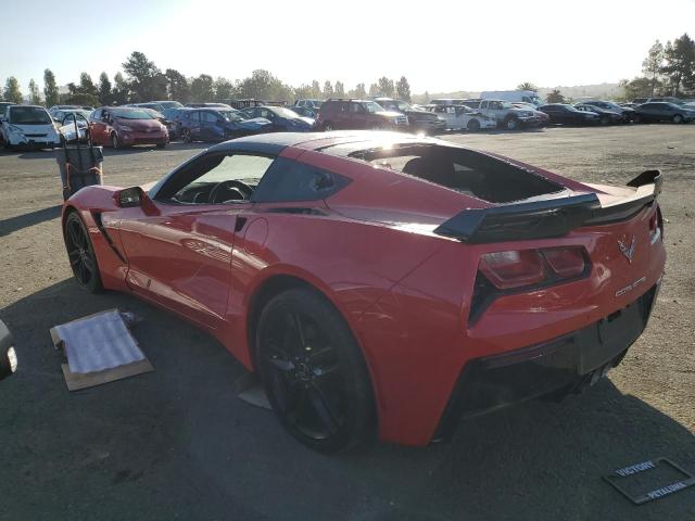 1G1YM2D78E5105334 - 2014 CHEVROLET CORVETTE STINGRAY Z51 3LT RED photo 2