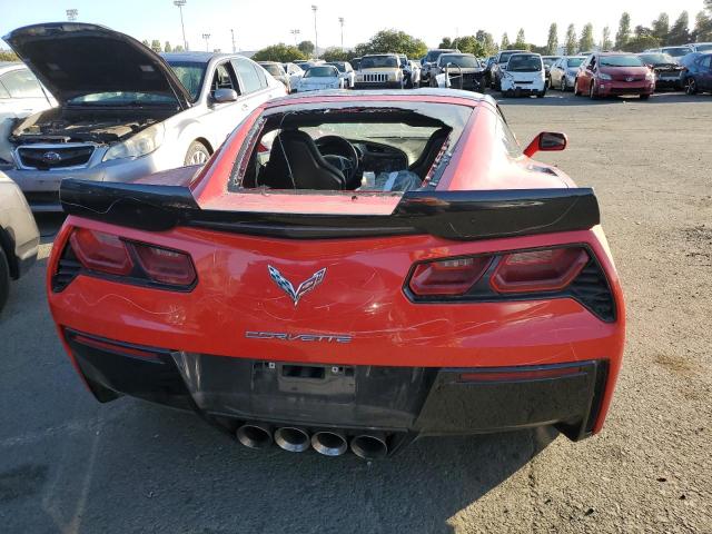 1G1YM2D78E5105334 - 2014 CHEVROLET CORVETTE STINGRAY Z51 3LT RED photo 6