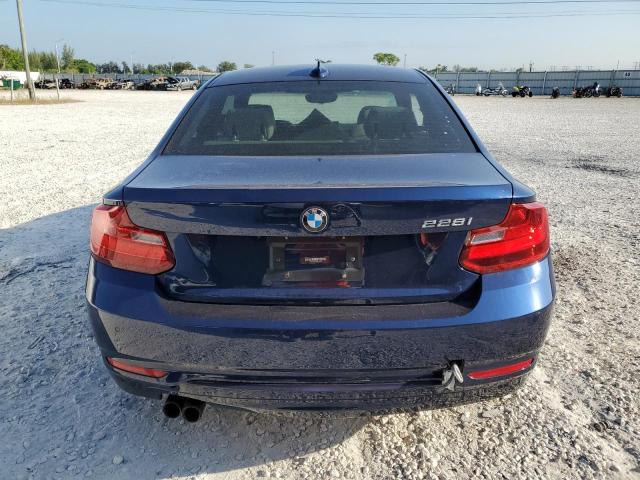 WBA1F5C53FV257220 - 2015 BMW 228 I BLUE photo 6