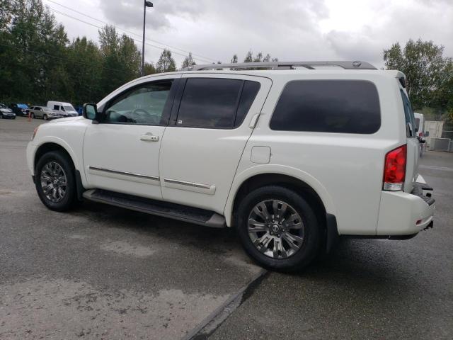 5N1AA0NE7FN603735 - 2015 NISSAN ARMADA PLATINUM WHITE photo 2