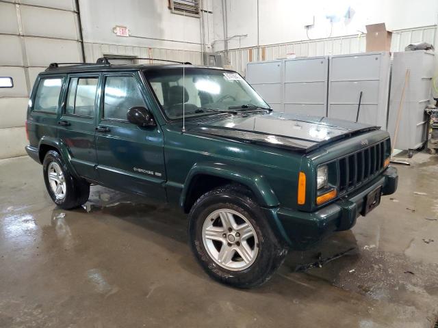 1J4FF58S91L537293 - 2001 JEEP CHEROKEE CLASSIC GREEN photo 4