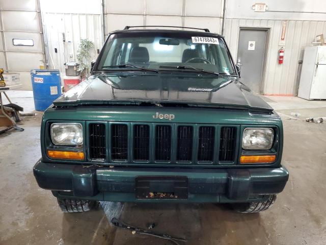 1J4FF58S91L537293 - 2001 JEEP CHEROKEE CLASSIC GREEN photo 5