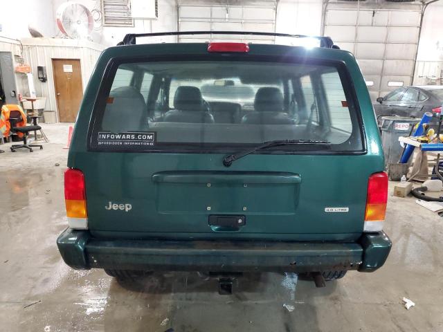 1J4FF58S91L537293 - 2001 JEEP CHEROKEE CLASSIC GREEN photo 6