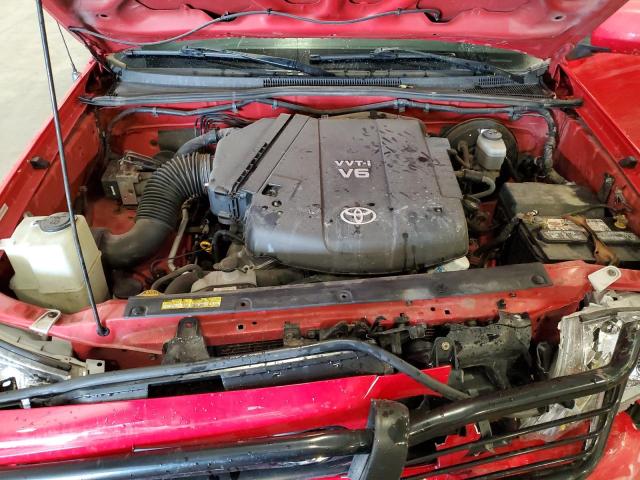 5TEUU42N46Z298955 - 2006 TOYOTA TACOMA ACCESS CAB Qırmızı foto 11