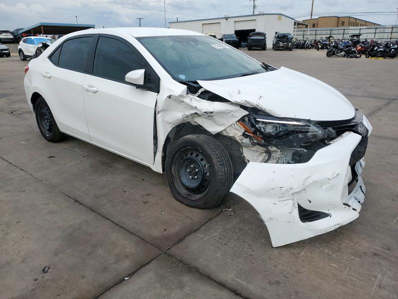 5YFBURHE7KP892970 - 2019 TOYOTA COROLLA L თეთრი ფოტო 4