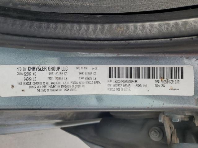 1B3CC4FDXAN180499 - 2010 DODGE AVENGER SXT 灰色 照片 13