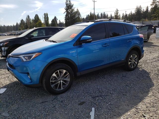 JTMRJREV0HD142382 - 2017 TOYOTA RAV4 HV LE BLUE photo 1