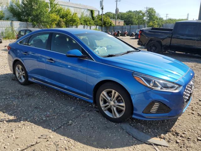 5NPE34AFXJH727772 - 2018 HYUNDAI SONATA SPORT BLUE photo 4