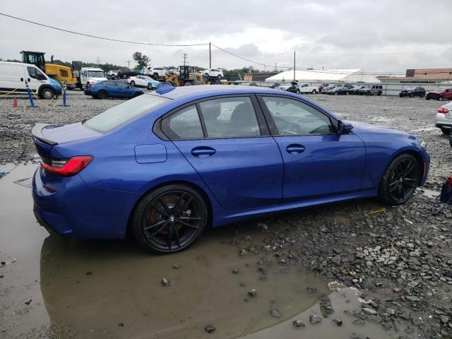WBA5R1C59KAK09658 - 2019 BMW 330I BLUE photo 3