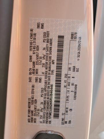 1FMCU0GN5RUB46446 - 2024 FORD ESCAPE ACTIVE WHITE photo 13