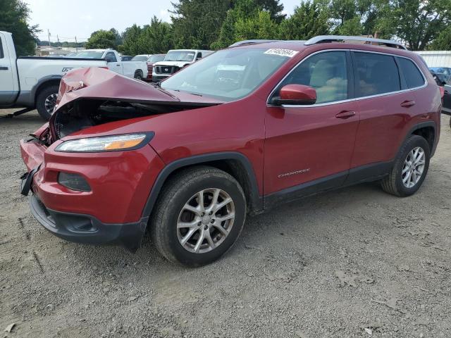 1C4PJMCSXHW501051 - 2017 JEEP CHEROKEE LATITUDE RED photo 1