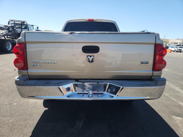 1D7HE48N45S151209 - 2005 DODGE DAKOTA QUAD SLT TAN photo 6