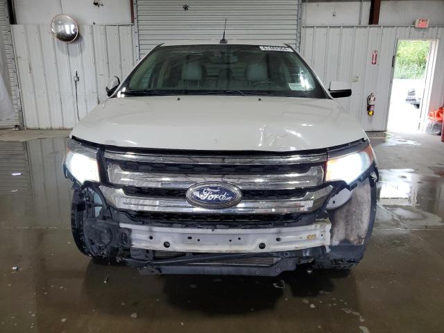 2FMDK4JC1BBB09656 - 2011 FORD EDGE SEL WHITE photo 5