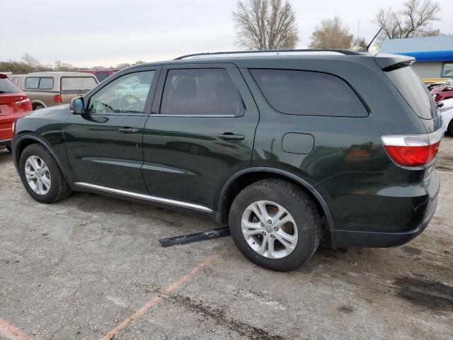 1D4RE4GG8BC743917 - 2011 DODGE DURANGO CREW GREEN photo 2