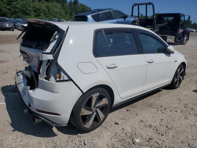 3VW6T7AU5KM032533 - 2019 VOLKSWAGEN GTI S WHITE photo 3