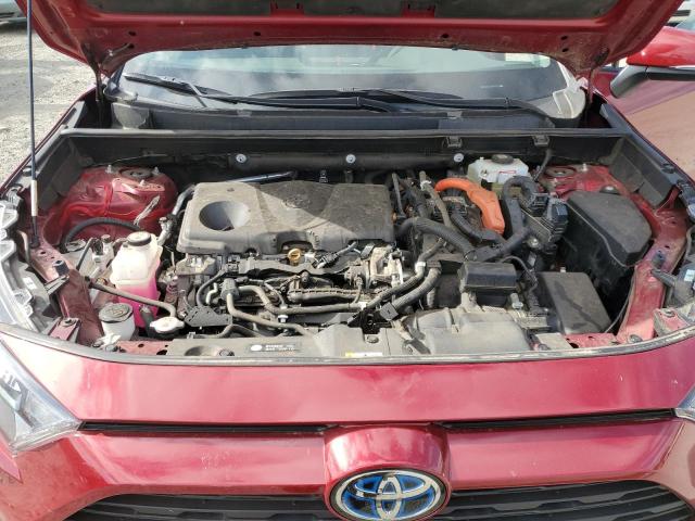 2T3M6RFV1MW015907 - 2021 TOYOTA RAV4 LE BURGUNDY photo 12