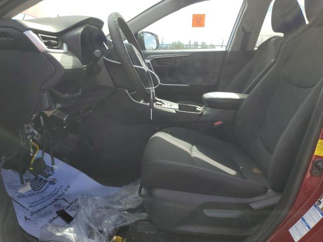 2T3M6RFV1MW015907 - 2021 TOYOTA RAV4 LE BURGUNDY photo 7
