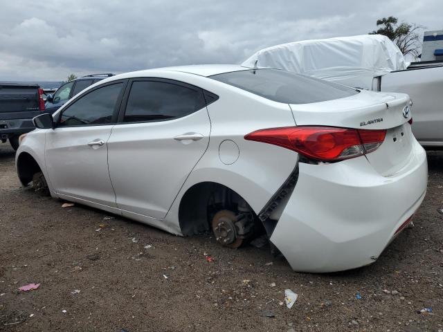 5NPDH4AEXCH085206 - 2012 HYUNDAI ELANTRA GLS WHITE photo 2