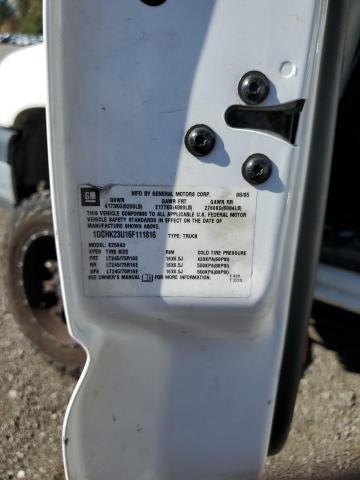 1GCHK23U16F111816 - 2006 CHEVROLET silverado K2500 HEAVY DUTY WHITE photo 12