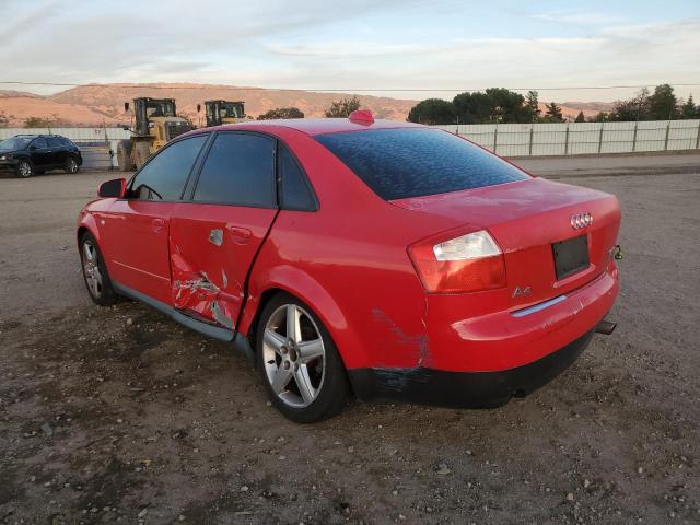 WAULC68E54A025609 - 2004 AUDI A4 1.8T QUATTRO RED photo 3