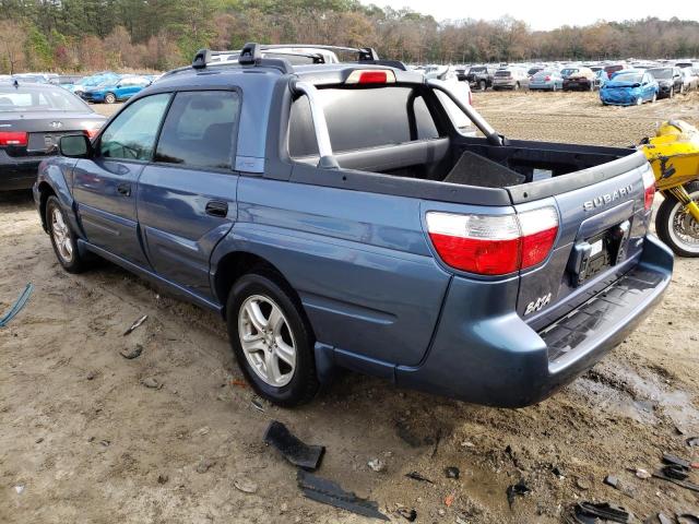 4S4BT62C857104353 - 2005 SUBARU BAJA SPORT BLUE photo 2