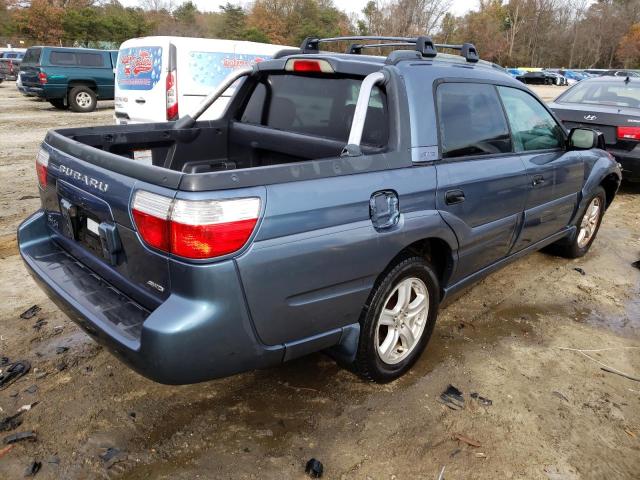 4S4BT62C857104353 - 2005 SUBARU BAJA SPORT BLUE photo 3