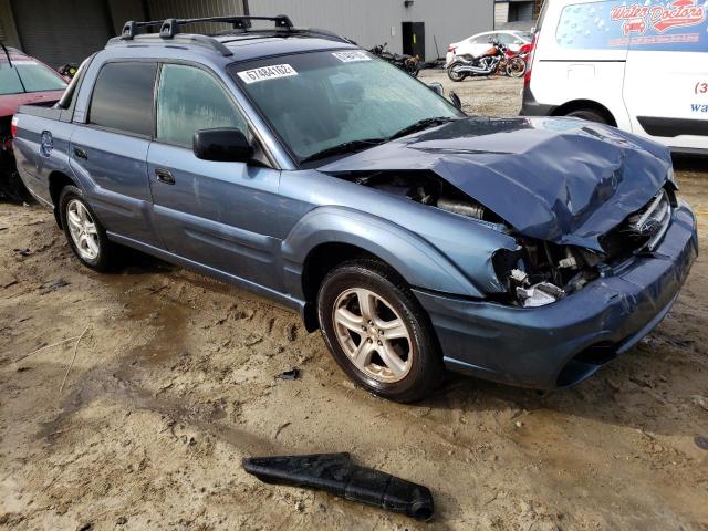 4S4BT62C857104353 - 2005 SUBARU BAJA SPORT BLUE photo 4