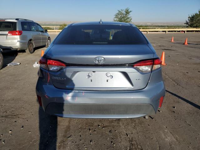 5YFEPMAE4MP160333 - 2021 TOYOTA COROLLA LE BLUE photo 6