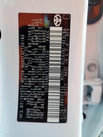 5YFB4MDEXSP317450 - 2025 TOYOTA COROLLA LE 白色 照片 12